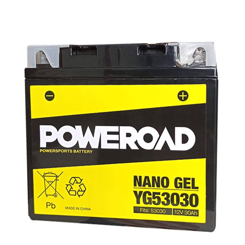 YG53030 Non-DG Nano Gel Battery Poweroad. Alt: 12N243 (CYG53030)