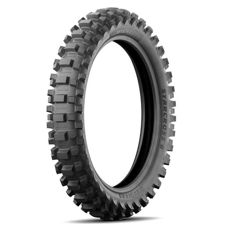 110/100-18 Bias 64M StarCross 6 Med Hard NHS TT Rear Michelin (M18110100SC6MHR)