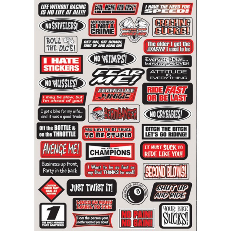 FACTORY EFFEX  Fun Phrases Sticker Kit