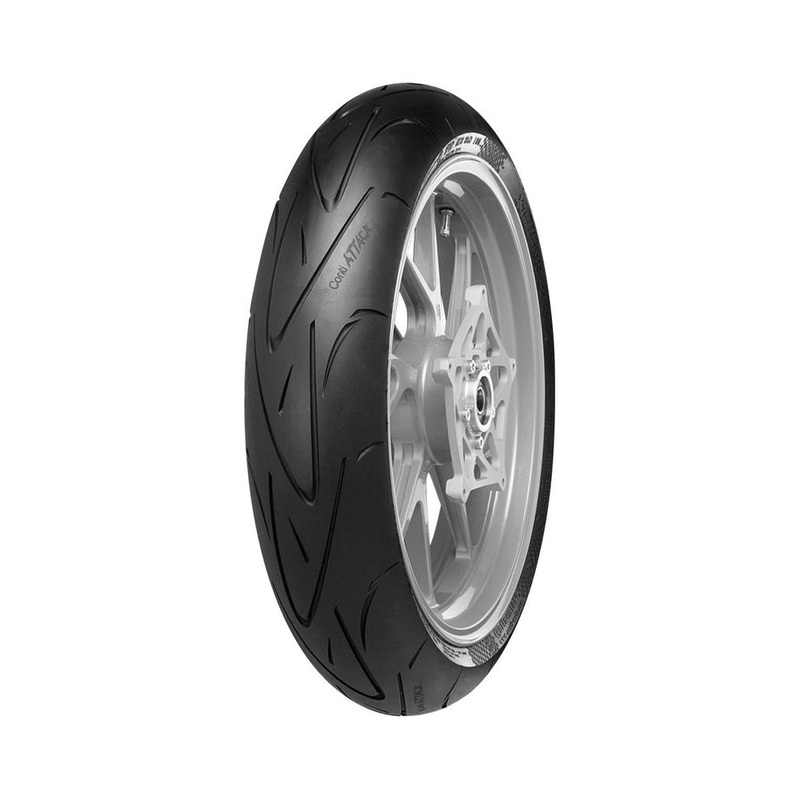 **120/70-17 ZR 58W ContiSportAttack Tyre TL Front Continental (C1712070CSA)