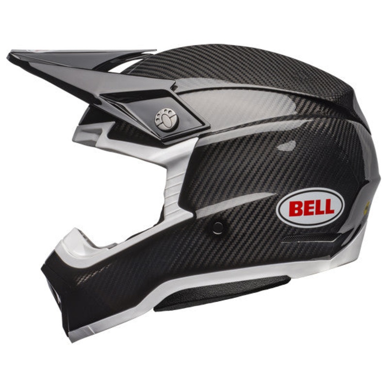 Bell MOTO-10 SPHERICAL Gloss Black/White