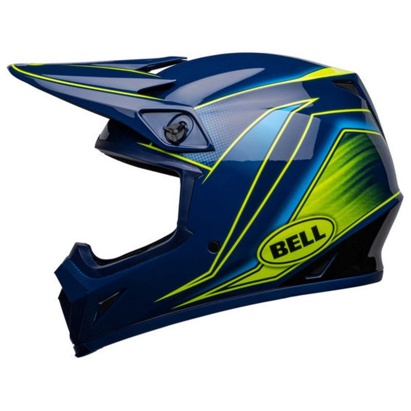 Bell MX-9 MIPS Zone Gloss Navy/Retina