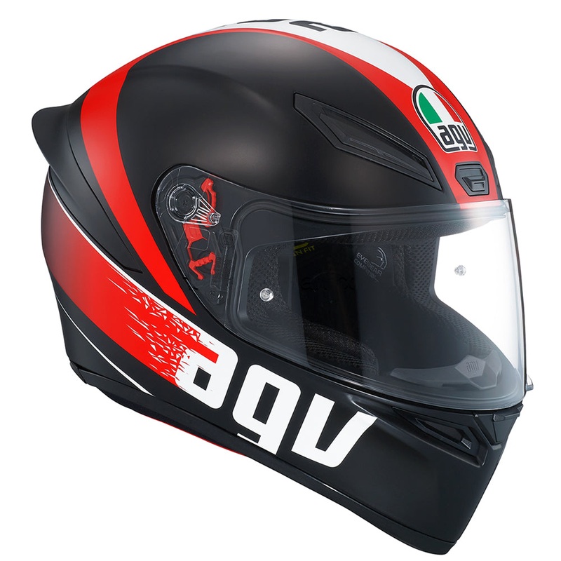 AGV K1 [GRIP MATT BLACK/RED] 56 S