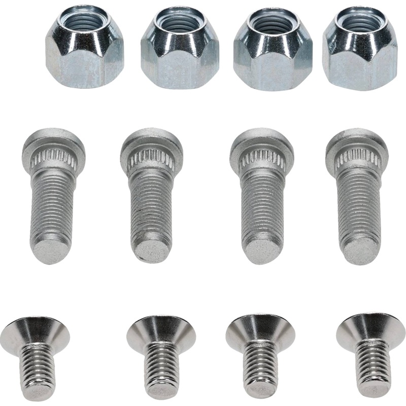 MOOSE OFFROAD 0213-1271 85-1147 Wheel Stud/Nut Kit front/rear - can-am commander/outlander