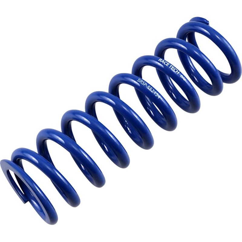 RACE TECH SRSP552454 SRSP 552454 Front/Rear Shock Springs Shock Spring - Front/Rear - Blue - Sport Series - Spring Rate 300 lb/in