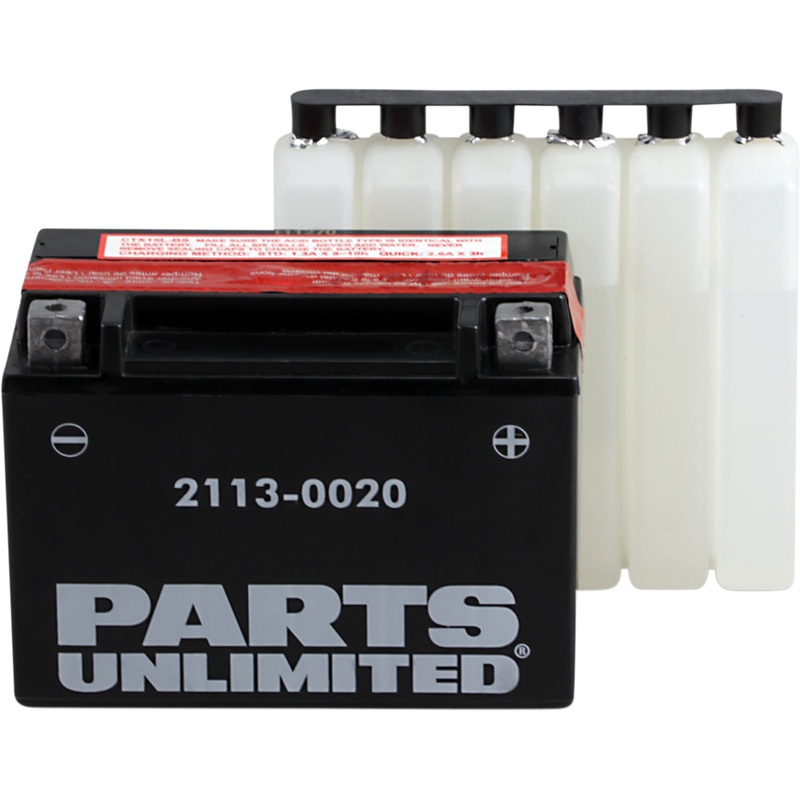 PARTS UNLIMITED 2113-0020 AGM Maintenance-Free Battery AGM Battery - YTX15L-BS .66 L