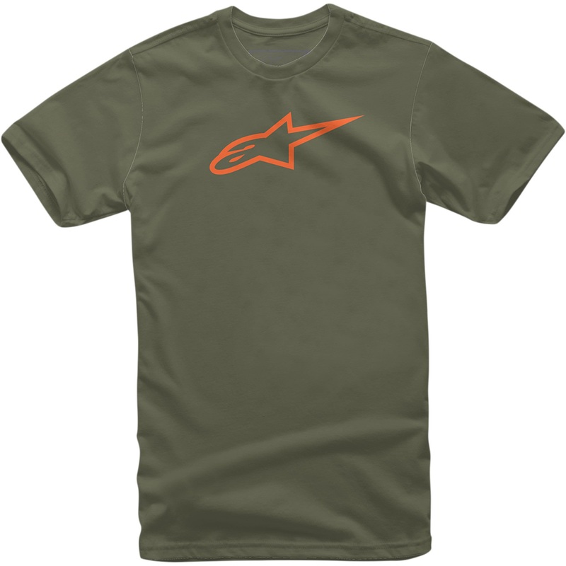 ALPINESTARS 3030-20364 1032720306940XL Ageless Classic T-Shirt Ageless T-Shirt - Military/Orange - XL