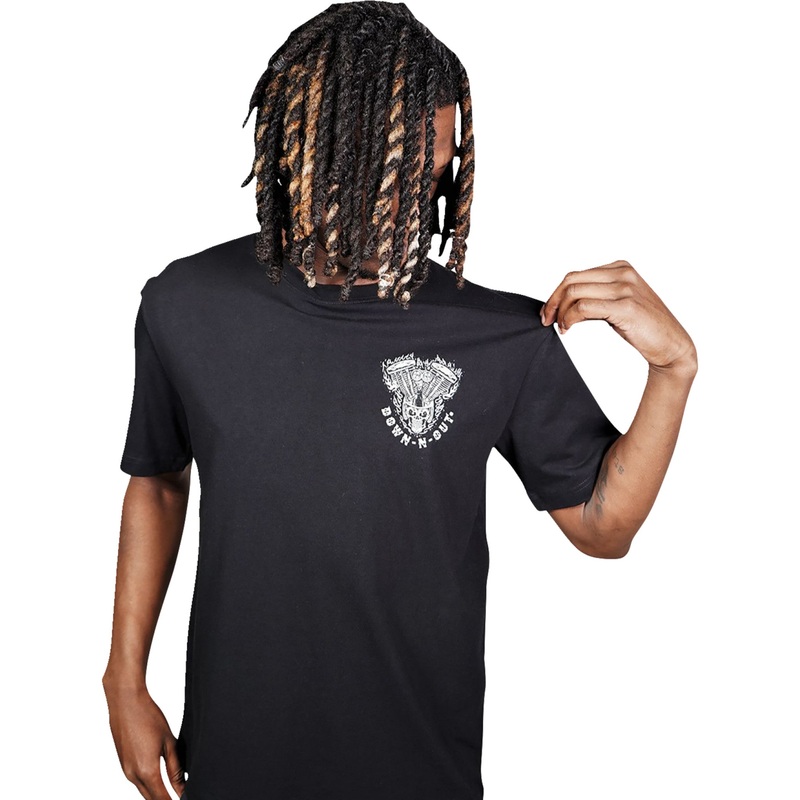 LETHAL THREAT 3030-22825 DT10046L Down-N-Out Shove It T-Shirt black - large