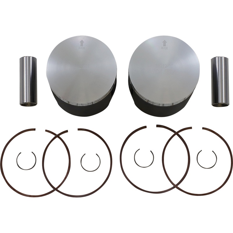 WOSSNER 0910-6331 K7046DA-2 Piston Kit for 2 Stroke Piston Kit - 75.87 mm - Ski Doo | Lynx
