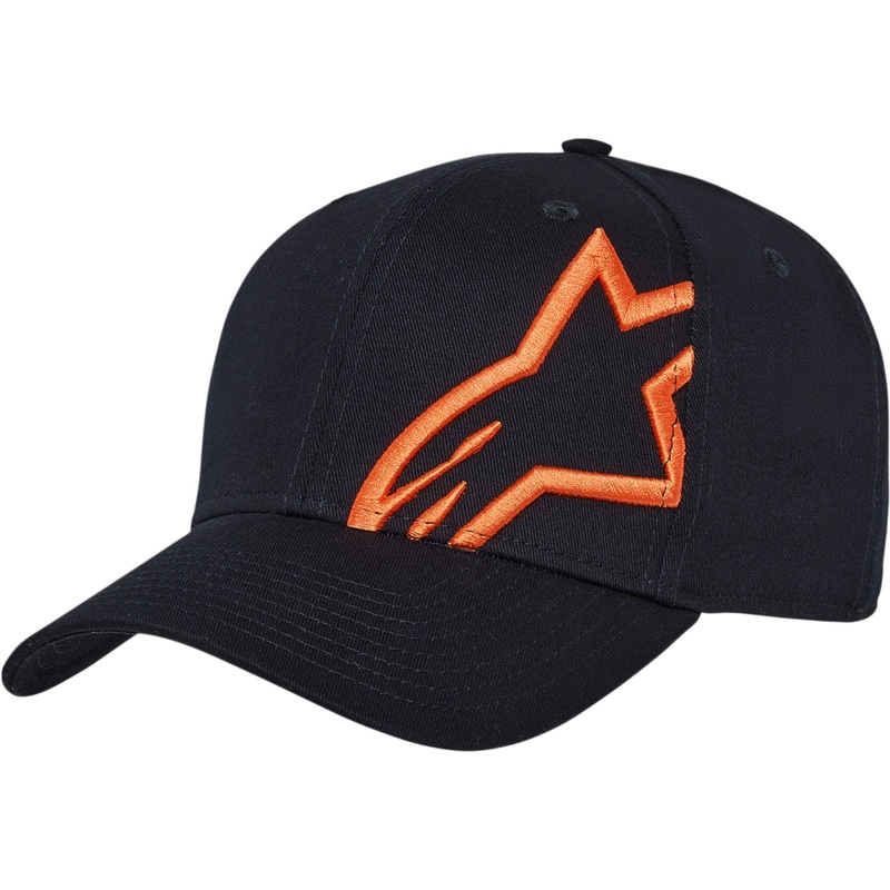 ALPINESTARS 2501-3730 1211810097032OS Corp Snap 2 Hat navy/orange - one size