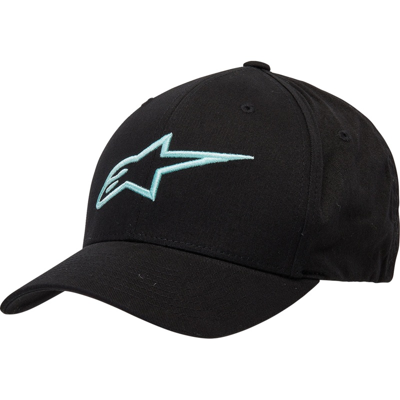 ALPINESTARS 2501-4062 1017810101177SM Ageless Curve Hat black/light aqua - small/medium