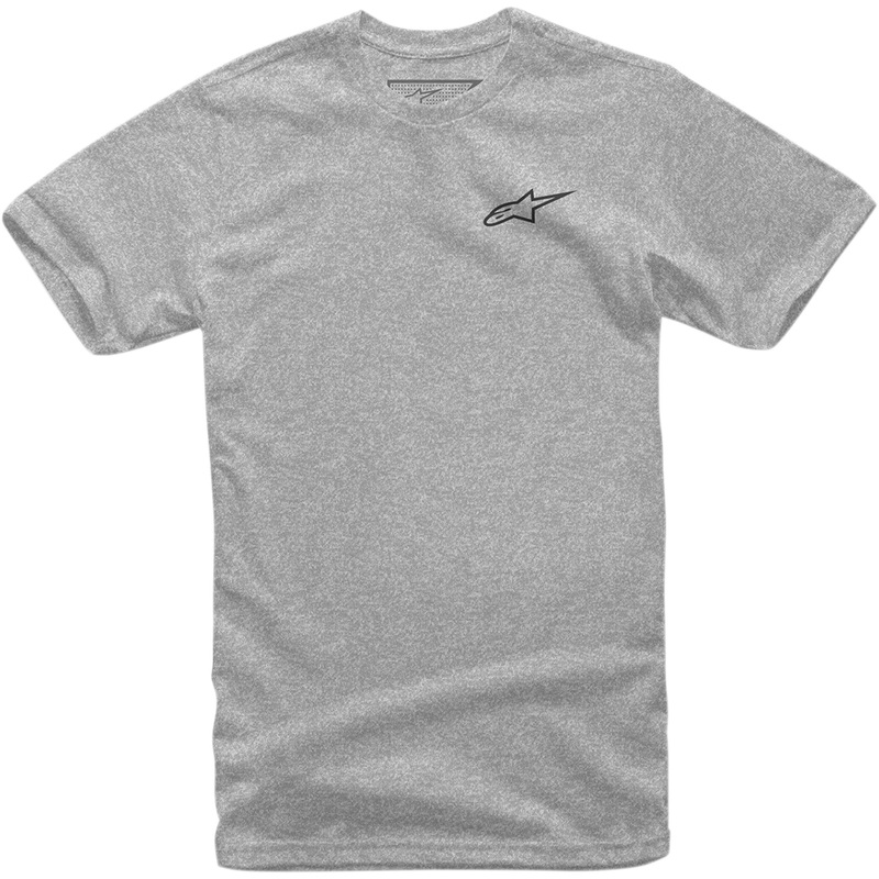 ALPINESTARS 3030-18122 1018720121171L Neu Ageless T-Shirt heather gray/navy - large