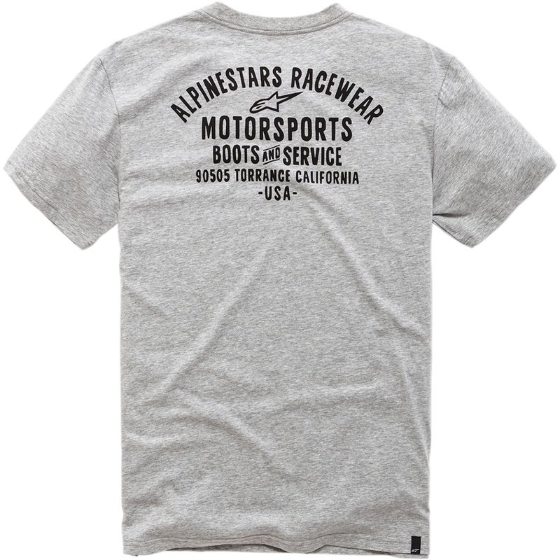 ALPINESTARS 3030-18919 1210730001026XL Service Premium Pocket T-Shirt heather gray - xl