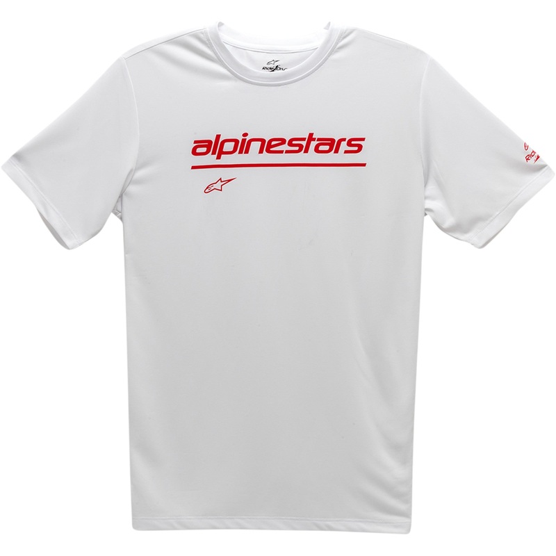 ALPINESTARS 3030-20358 121173800020M Tech Line Up Performance T-Shirt white - medium