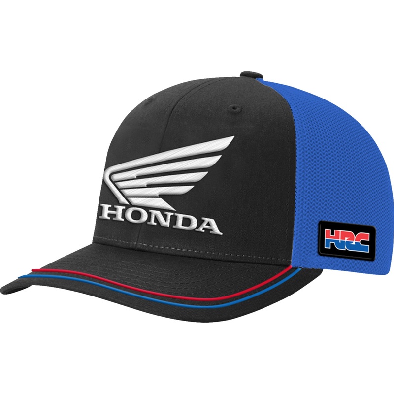 HONDA APPAREL 2501-3947 NP21A-H2492 Honda HRC Hat youth  - black/royal blue
