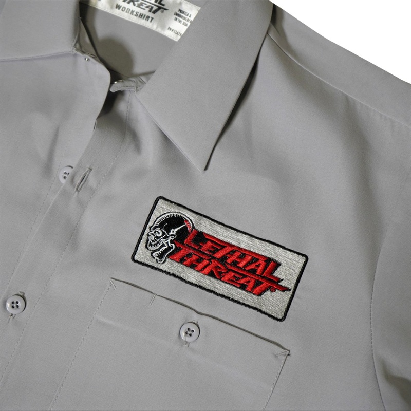 LETHAL THREAT 3040-3262 DG60163L High Compression Pistons Shop Shirt gray - large