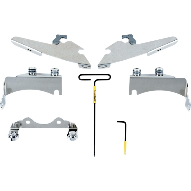MEMPHIS SHADES 2321-0036 MEM8962 Fats/Slim Windshield Trigger-Lock Complete Mount Kit Fats/Slim Trigger Lock Mounting Kit - Vulcan 900