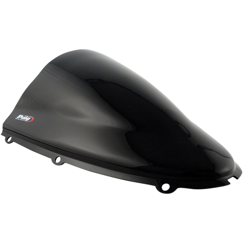 PUIG HI-TECH PARTS 2301-2353 4057N Z-Racing Windscreen Race Windscreen - 17-3/8" - Black - ZX-14