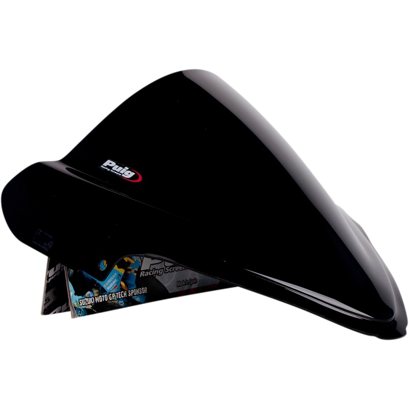 PUIG HI-TECH PARTS 2301-2359 4826N Z-Racing Windscreen Race Windscreen - 15-3/8" - Black - Hayabusa