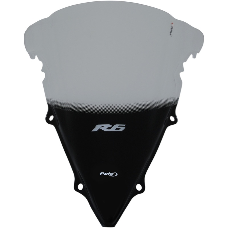 PUIG HI-TECH PARTS 2301-2408 1328W Z-Racing Windscreen Race Windscreen - 17-3/4" - Clear - YZF-R6
