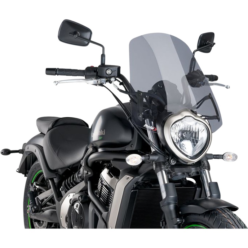 PUIG HI-TECH PARTS 2301-2515 8164H New Generation Windscreen 18-1/2" - smoke - vulcan