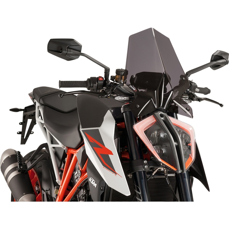 PUIG HI-TECH PARTS 2301-2545 9692F New Generation Windscreen 16-1/4" - dark smoke - ktm 1290