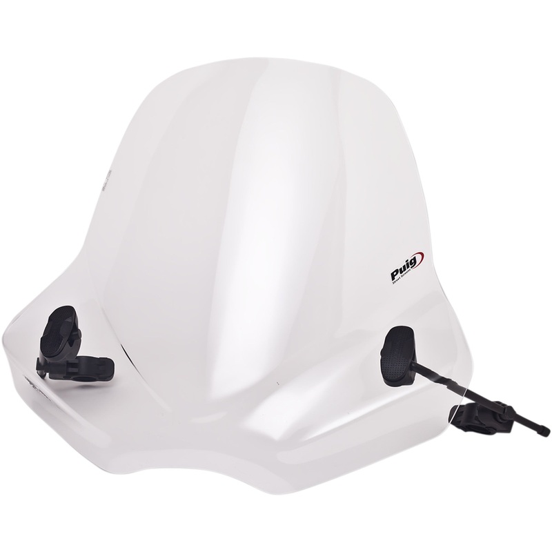 PUIG HI-TECH PARTS 2301-2599 5267W Touring II Windshield New Generation Windscreen - 18-7/8" - Clear