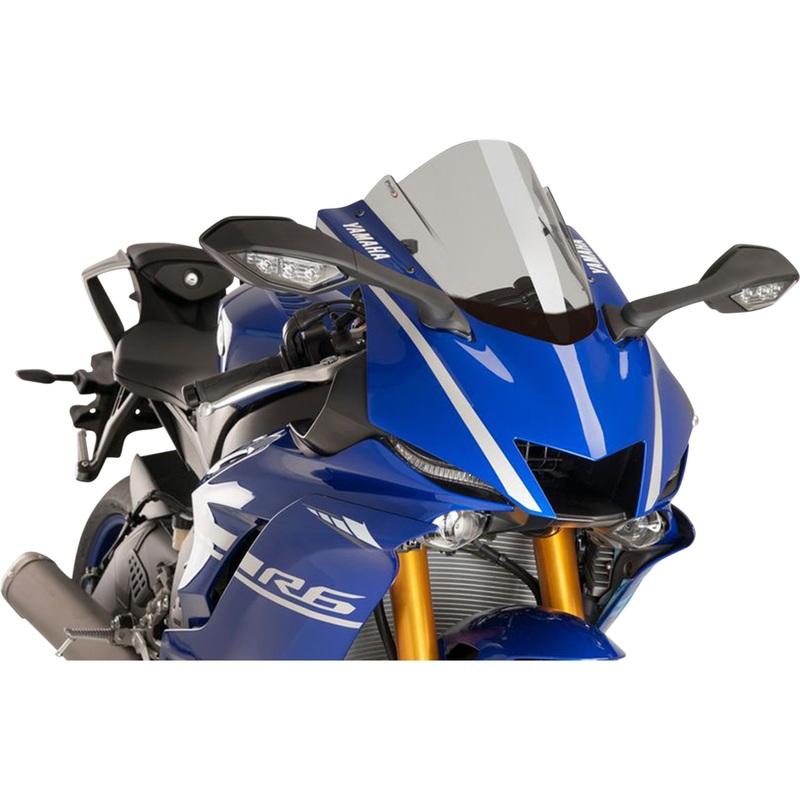 PUIG HI-TECH PARTS 2301-2797 9723H Z-Racing Windscreen Race Windscreen - 14-1/4" - Smoke - Yamaha
