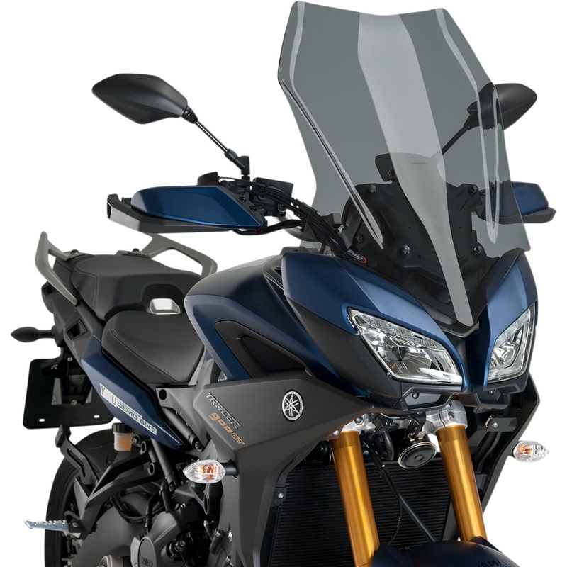 PUIG HI-TECH PARTS 2301-2804 3762F Touring Windscreen 25-3/8" - dark smoke - yamaha