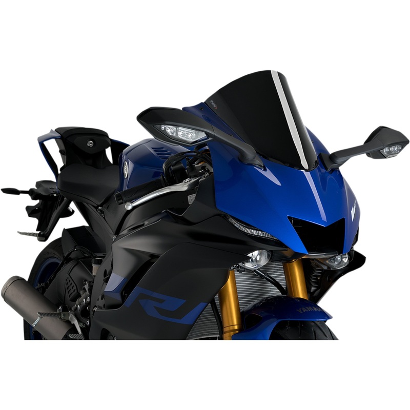 PUIG HI-TECH PARTS 2301-2969 3633N Z-Racing Windscreen Race Windscreen - 14-1/2" - Black - YZF-R6