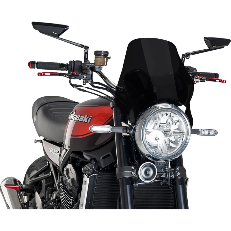 PUIG HI-TECH PARTS 2301-3155 21347F Naked Windshield dark smoke - z900rs/se