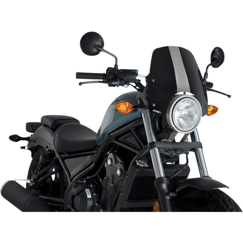 PUIG HI-TECH PARTS 2312-0534 3829N New Generation Windscreen black - rebel