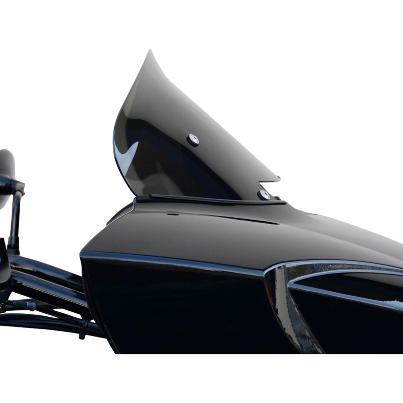 WIND VEST 2312-0367 64-9040 Gun Smoke Windscreen Windshield - Dark Smoke - 9" - Victory