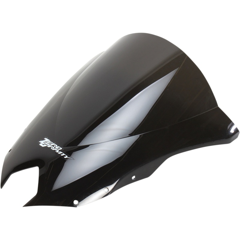 ZERO GRAVITY 2301-1542 16-523-19 Double Bubble Windscreen dark smoke - fz6r