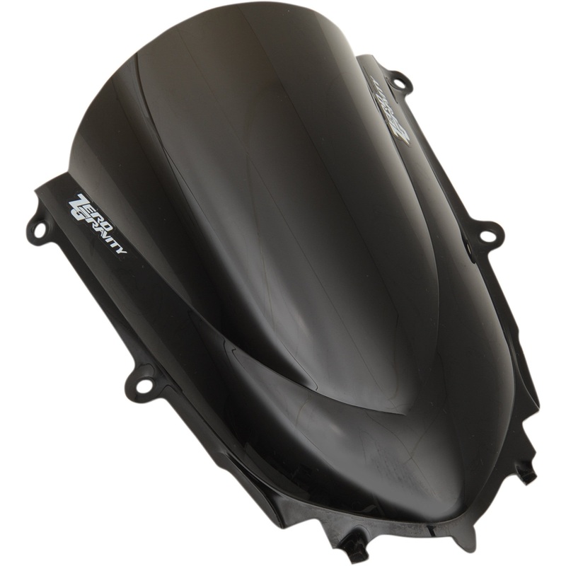 ZERO GRAVITY 2301-2061 16-581-19 Double Bubble Windscreen dark smoke - yzf-r6