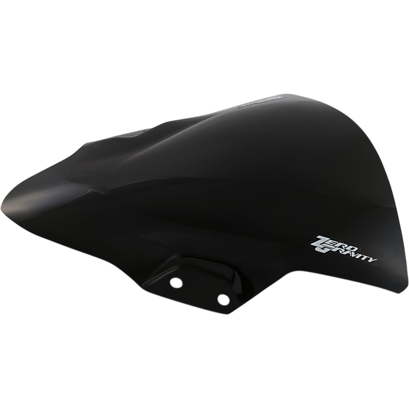 ZERO GRAVITY 2301-2128 20-283-19 SR Series Windscreen SR Windscreen - Dark Smoke - Ninja 400