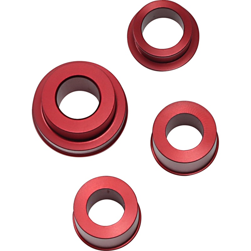 DRIVEN RACING 0214-1808 DCWS-025 Captive Wheel Spacer Wheel Spacer - Captive - Red - Yamaha