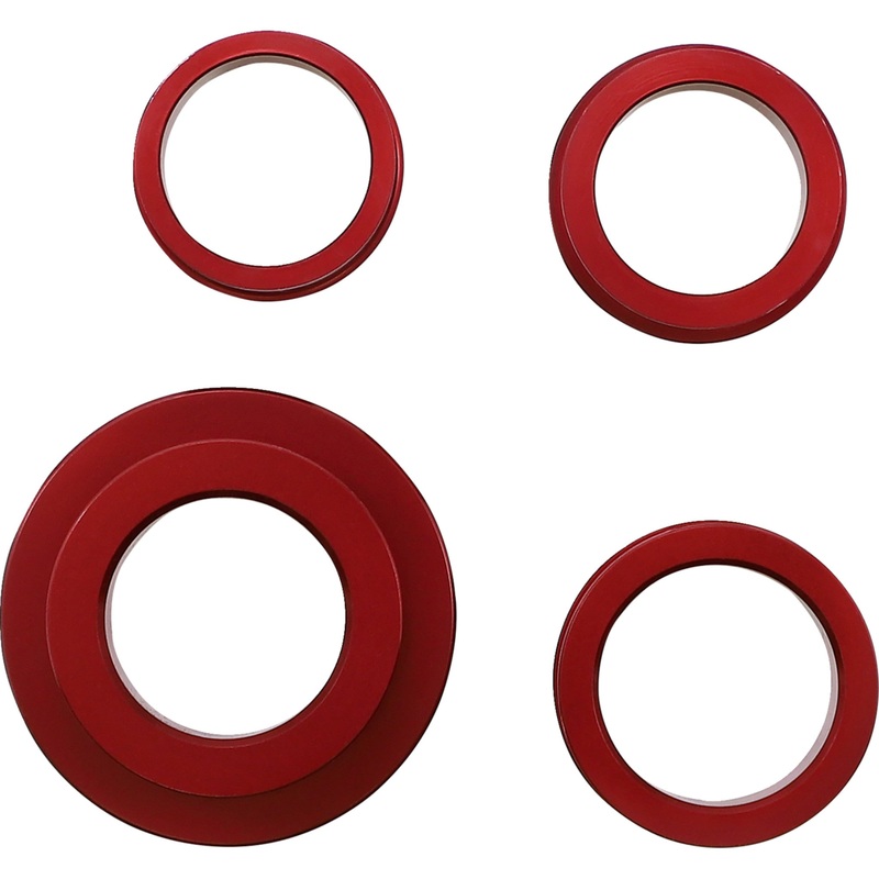 DRIVEN RACING 0214-2208 DCWS-036 Captive Wheel Spacer Wheel Spacer - Captive - Red - Honda