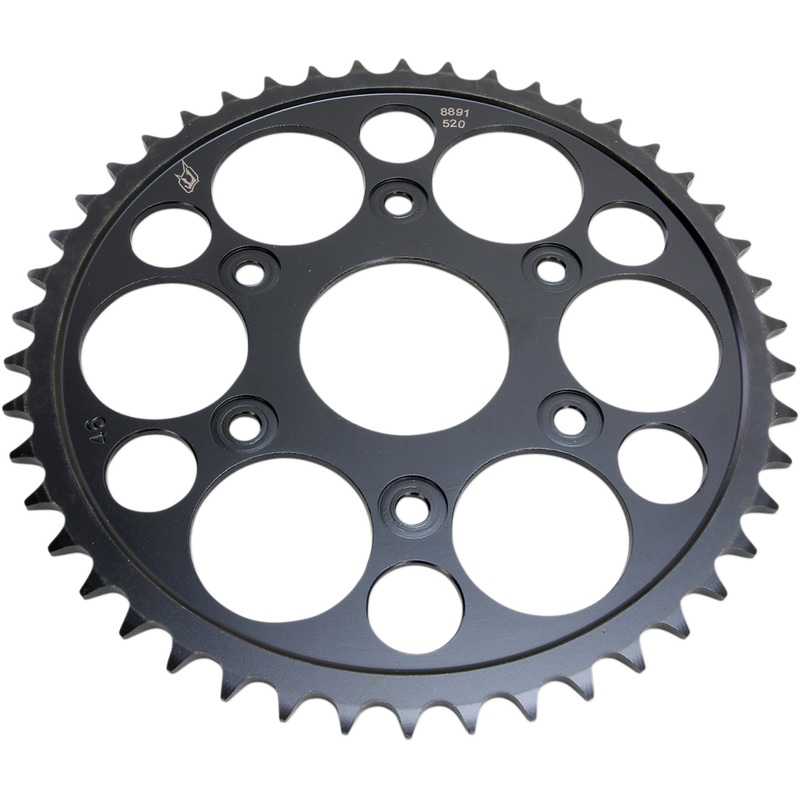 DRIVEN RACING 1210-1379 8891-520-46 Lightweight Steel Sprocket Rear Sprocket - 46-Tooth