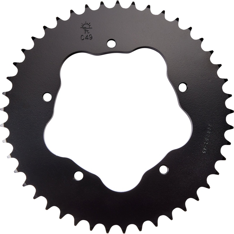 JT SPROCKETS 1210-2478 JTR752.45 Steel Rear Sprocket Rear Sprocket - 45 Tooth - Ducati