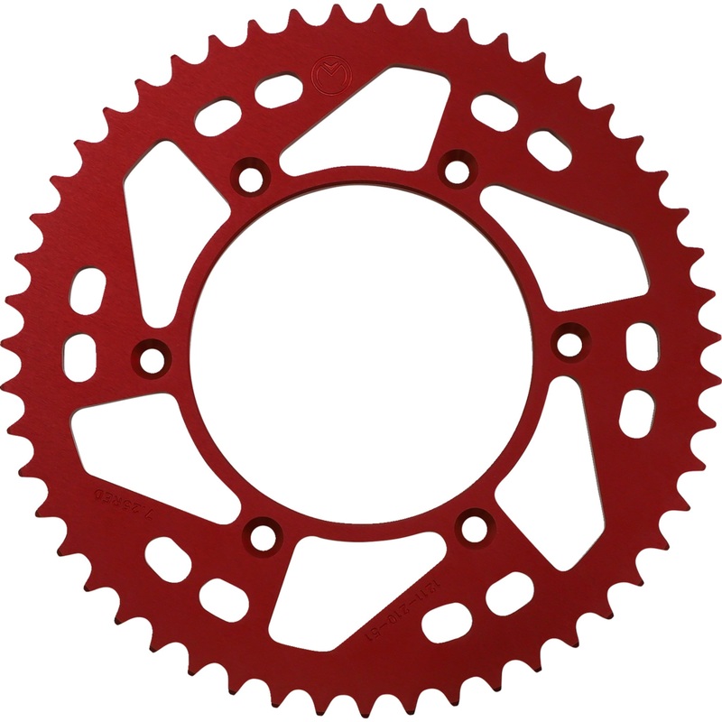 MOOSE OFFROAD 1211-1636 1211-210-51-13 Rear Aluminum Sprocket Rear Sprocket - 51 Tooth - Honda