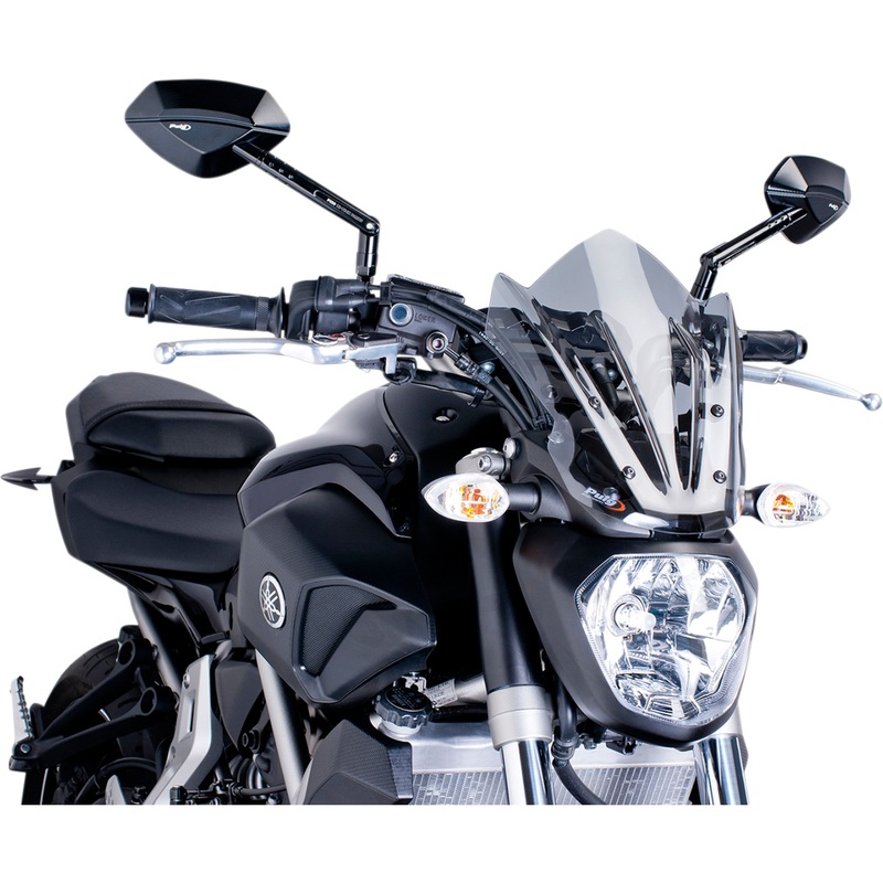 PUIG HI-TECH PARTS 2301-2584 7015H New Generation Windscreen 11-5/8" - smoke - mt07