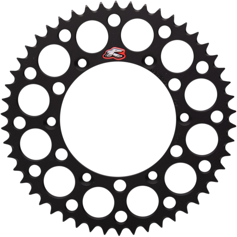 RENTHAL 1211-0022 123U-520-50GYBK Rear Sprocket Sprocket - Suzuki - Black - 50 Tooth