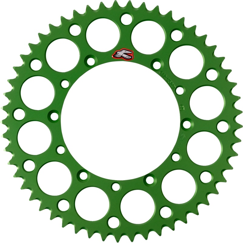 RENTHAL 1211-1675 112U-520-53GEGN Rear Sprocket 53 tooth - green - kawasaki