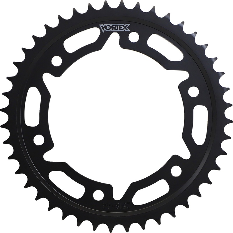 VORTEX 1210-0796 251S-44 Steel Sprocket Steel Rear Sprocket - 44 Tooth - Honda