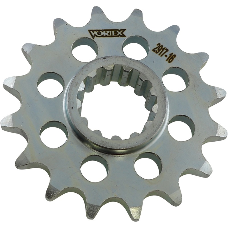 VORTEX 1212-0408 2917-16 Steel Countershaft Sprocket Front Sprocket - 16 Tooth