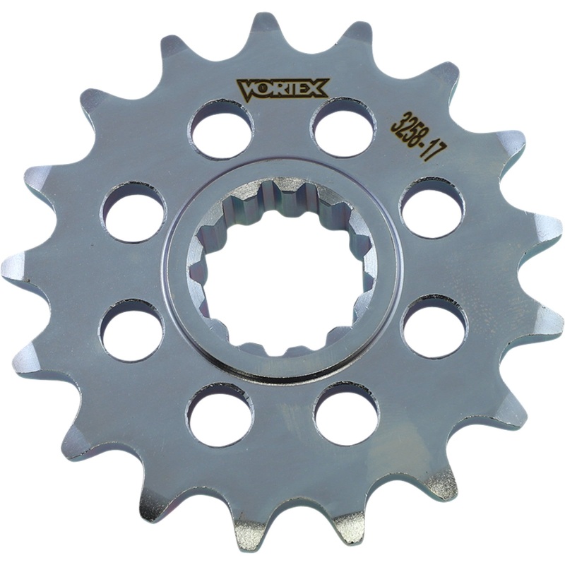 VORTEX 1212-0725 3258-17 Steel Countershaft Sprocket Front Sprocket - 17 Tooth