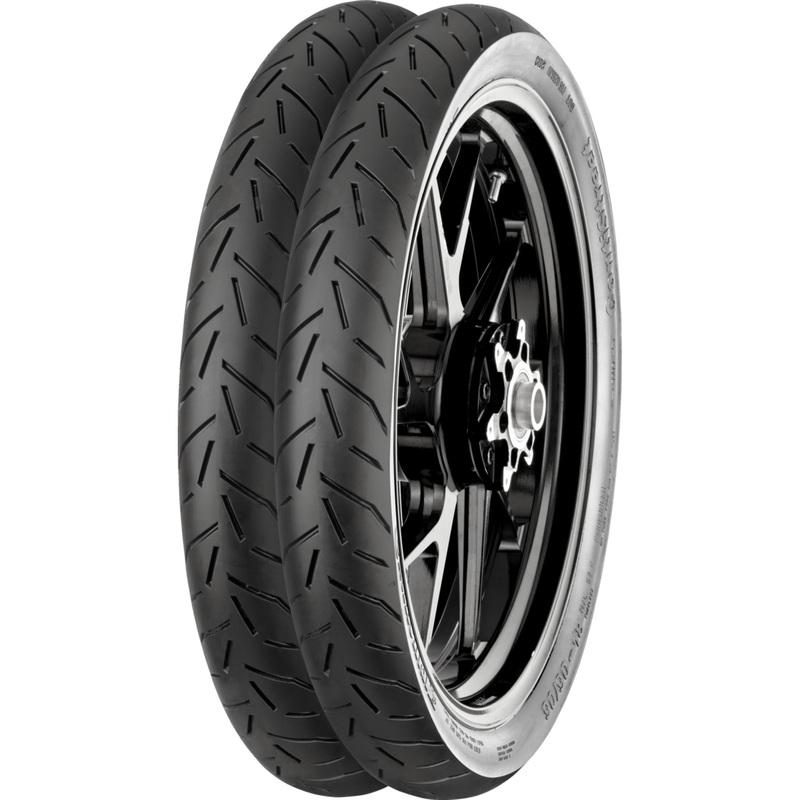 CONTINENTAL 0306-0733 02403660000 ContiStreet Tire Tire - ContiStreet - Rear - 90/90-18 - 57P