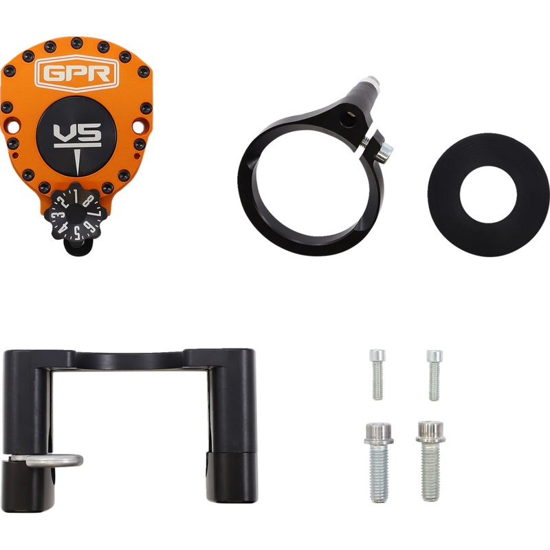 GPR 0414-0705 5-9001-0100O V5-D Steering Damper Steering Damper - Orange - V5-D - KTM