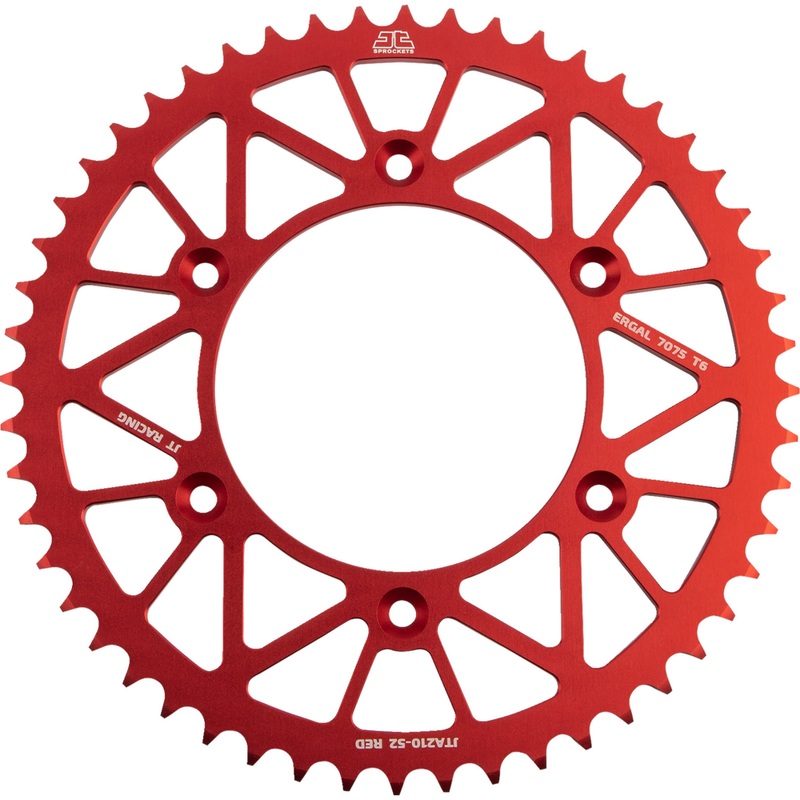 JT SPROCKETS 1211-2573 JTA210.52RED Rear Sprocket honda/beta - red - 52 tooth